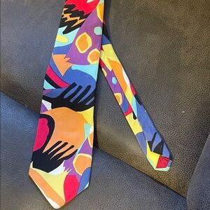 Colorful Abstract Men's Tie